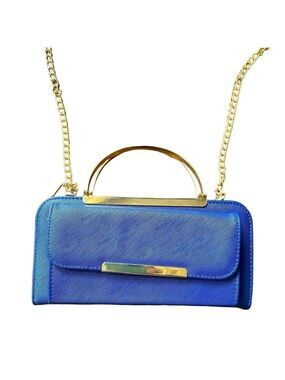 Isabelle Faux Leather Gold Chain Crossbody Bag